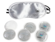 Load image into Gallery viewer, Set of 6 - Reusable Gel Ice Packs with Eye Mask – Hot and Cold Therapy
